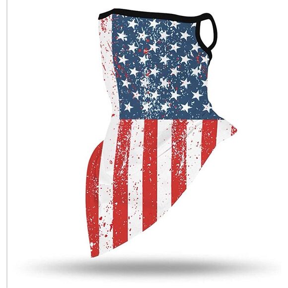 AIEOE American Flag Neck Gaiter Bandana Face Mask Scarf Unisex Multicolor - Picture 5 of 8